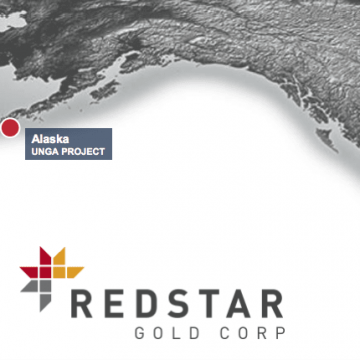 Redstar Gold starts drilling 1450 metres at Unga Island, Alaska: testing for extension and continuity of historical high-grade